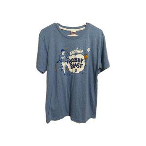 Charlie Hustle Tshirt Unisex Blue Kansas City Royals "Another Bobby‎ Blast" Sz M